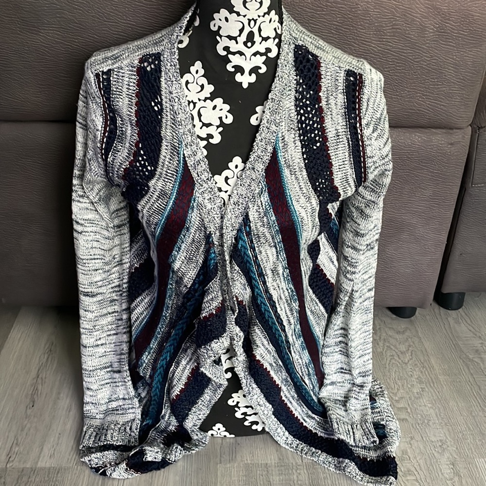CHARLOTTE RUSSE Multicolored Cardigan Size Medium